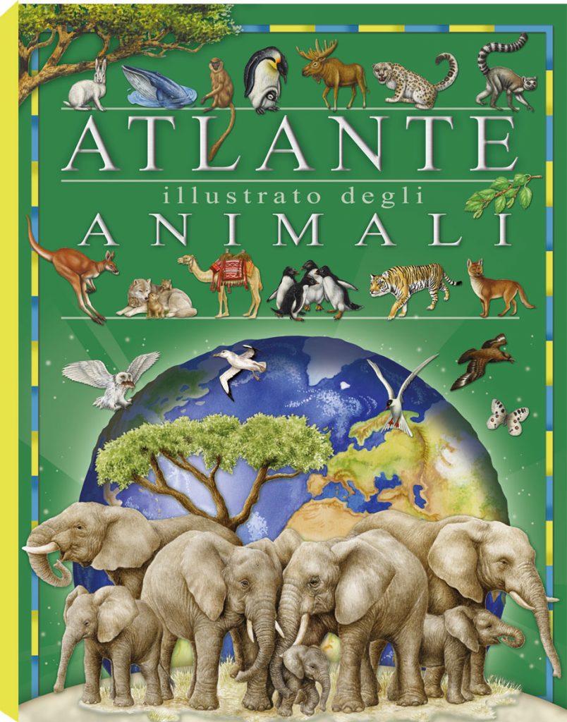 Illustrated animals atlas